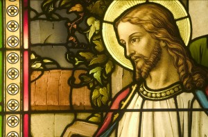 Stained Glass Depicting Jesus Christ