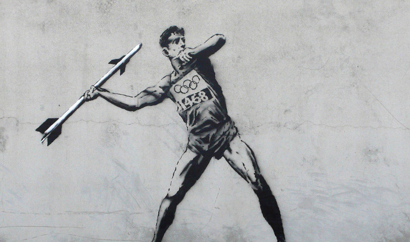 Banksy interprets the Olympics